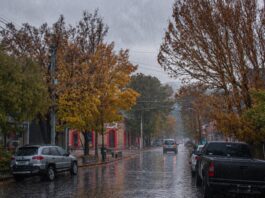 Este miércoles, “alerta naranja” por lluvias en Esquel