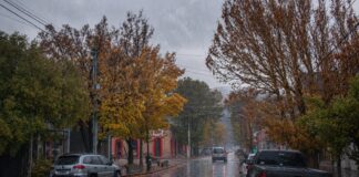 Este miércoles, “alerta naranja” por lluvias en Esquel