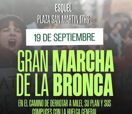 Convocan en Esquel a una nueva “Marcha de la Bronca”