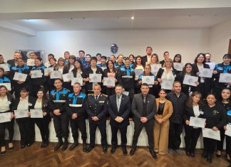 Chubut se convirtió en la primera provincia en diplomar a policías en prevención del suicidio