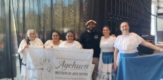Ayehuen participó del Encuentro Internacional de Danzas Nativas en El Calafate