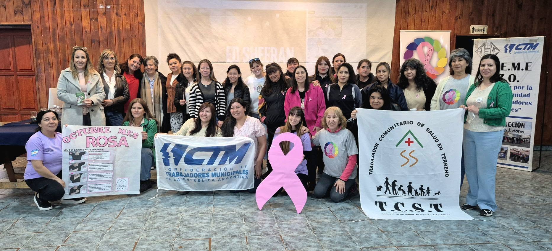 Trabajadoras municipales participaron de una charla sobre prevención de cáncer de mama en el SOEME - Diario La Portada