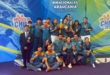 El equipo de judo femenino del Chubut se consagró campeón en los Juegos de la Araucanía