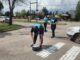 La Policía Comunitaria realizó actividades de concientización vial en Trevelin